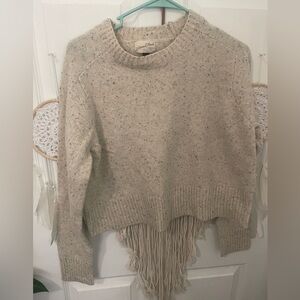 BEIGE CROPPED SWEATER UNIVERSAL THREAD